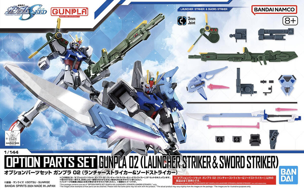 HGSE - Gundam Option Parts Set Gunpla 02 (Launcher Striker & Sword Striker)