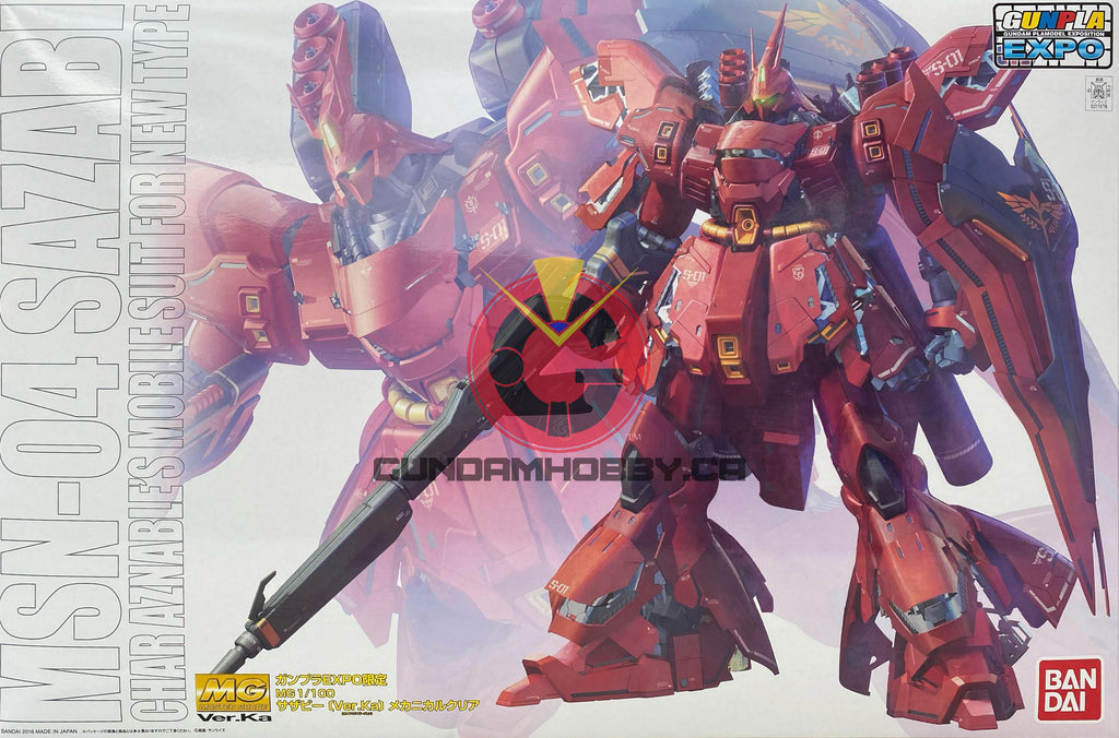 MG - Sazabi Ver. Ka. [Mechanical Clear] – GundamHobby.ca